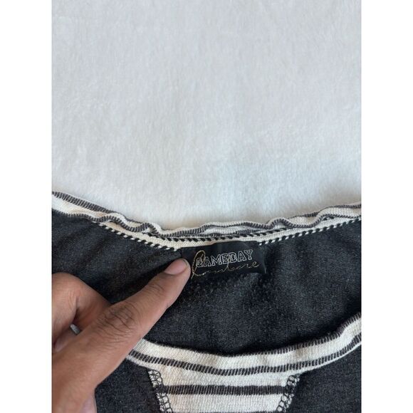 Game day Golden State Warriors Long Sleeve Blouse Striped Women's XL/XXL * - Picture 3 of 7